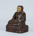 Arhat Ajita; Tibet or China; 17th century; wood with pigments; Rubin Museum of Himalayan Art; C…