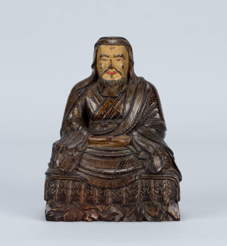 Arhat Ajita; Tibet or China; 17th century; wood with pigments; Rubin Museum of Himalayan Art; C…