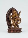 Hevajra; Tibet; 19th-20th century; wood; Rubin Museum of Himalayan Art; gift of Shelley and Don…