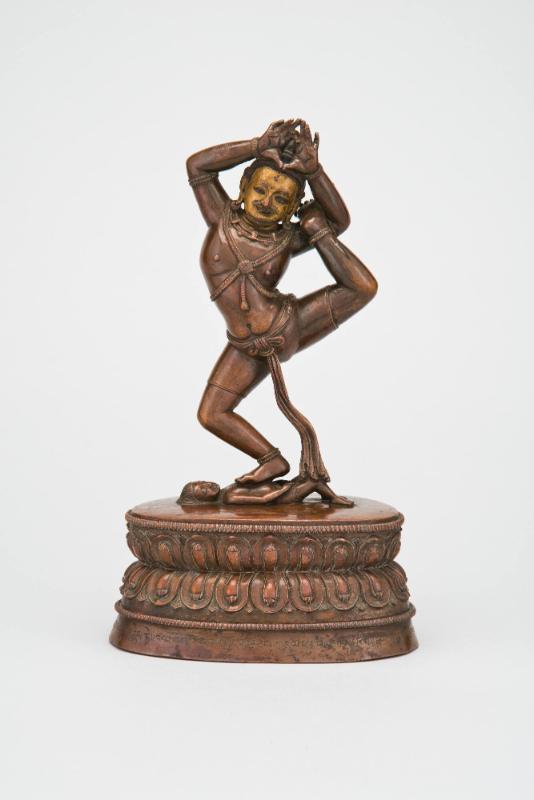 Mahasiddha Jalandhara; Tibet; ca. 16th century; copper alloy; Rubin Museum of Himalayan Art; C2…