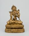 White Tara; Tibet; 15th century; brass; Rubin Museum of Himalayan Art; C2005.16.34 (HAR 65457);…