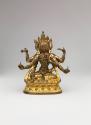 Ushnishavijaya; Tibet; 17th century; gilt copper alloy; Rubin Museum of Himalayan Art, gift of …