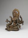 Vasudhara, Goddess of Abundance; Nepal; 17th century; gilt copper alloy; Rubin Museum of Himala…