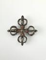 Double Vajra; Tibet; 20th century; metalwork; Rubin Museum of Himalayan Art, gift from the Coll…