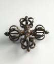 Double Vajra; Tibet; 20th century; metalwork; Rubin Museum of Himalayan Art, gift from the Coll…