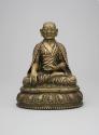 Lama Dampa Sonam Gyeltsen (1312-1375); Tibet; 16th-17th centuries; copper alloy, with silver an…