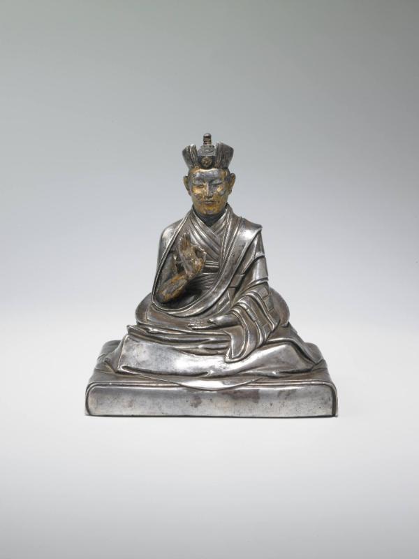 Eighth Karmapa, Mikyo Dorje (1507–1554); Tibet; ca. 16th century; silver; Rubin Museum of Himal…