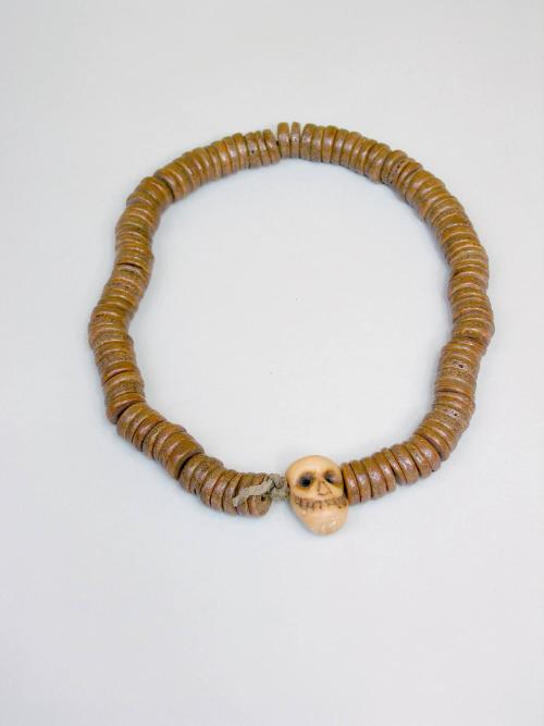 Human Cranium Prayer Beads; Tibet; 18th or 19th century; cranium and stone; Rubin Museum of Him…