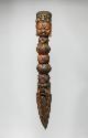 Ritual Peg (purba); Tibet; 17th century; wood with pigments; Rubin Museum of Himalayan Art; C20…