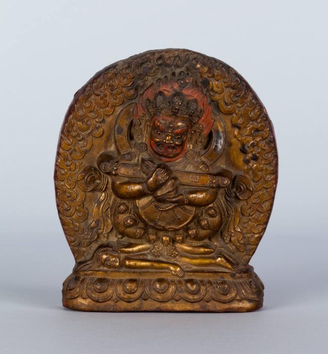 Panjaranatha Mahakala; Tibet; ca. 16th-17th century; metalwork; Rubin Museum of Himalayan Art, …