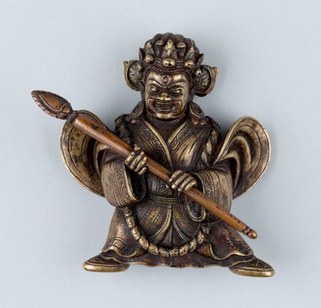 Lekden Mahakala; Tibet; date unknown; metalwork; Rubin Museum of Himalayan Art; C2003.17.1 (HAR…