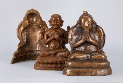 Mold for an image of Tsongkhapa (1357–1419); Mongolia; 19th century; copper alloy; Rubin Museum…