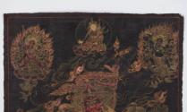 Detail from Dorje Lekpa; Kham province, eastern Tibet; 19th century; pigments on cloth; Rubin M…